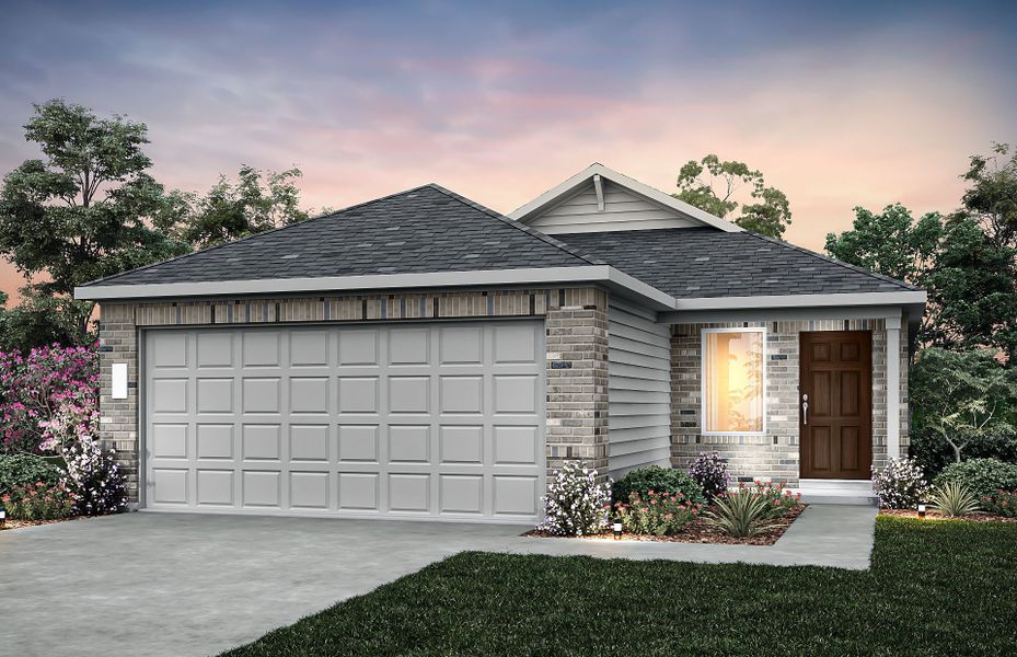 Representative exterior photo of a completed home built from the Livingston by Centex in Ashford Crossing, Princeton, TX (Image 16). Representative exterior photo of a completed home built from the Livingston by Centex in Ashford Crossing, Princeton, TX (Image 16).