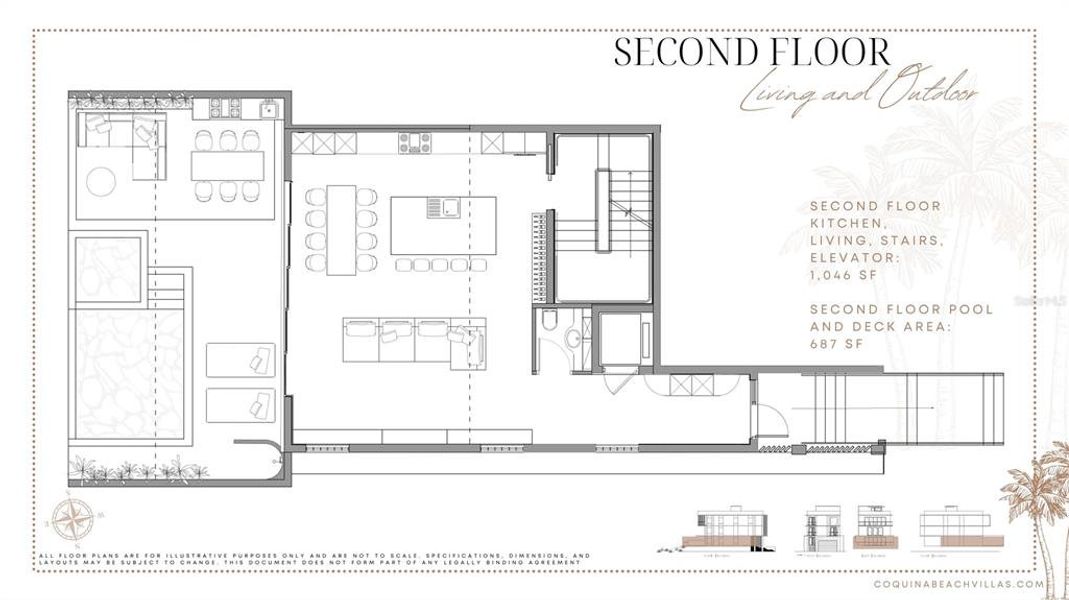 2D floor plan layout of this home in , Palm Coast, FL (Image 7).