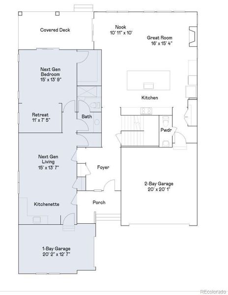 2D floor plan layout of this home in , Thornton, CO (Image 2). 2D floor plan layout of this home in , Thornton, CO (Image 2).
