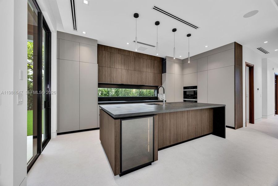 Furnished interior view inside a new home in , Miami (Image 12).