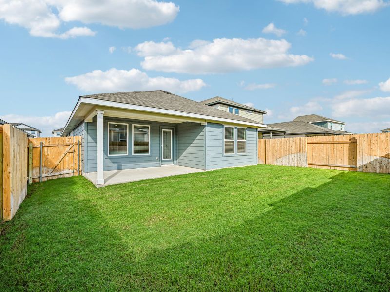 Exterior details and patio area of a home in Travena - Americana Collection, Georgetown (Image 3).