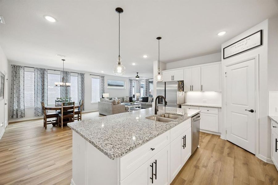 Furnished interior view inside a new home in Mantua Point, Van Alstyne (Image 8).