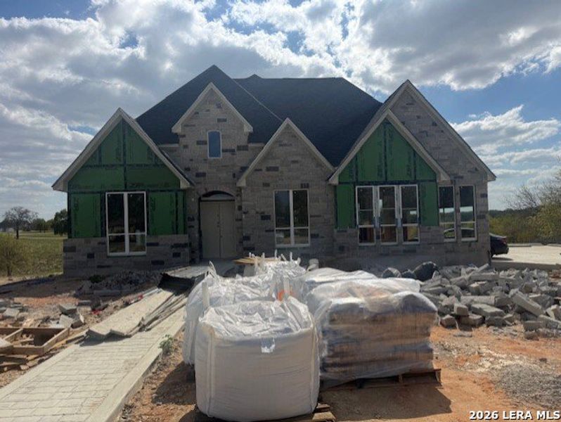 In-progress construction of a new home in , Floresville, TX (Image 10).
