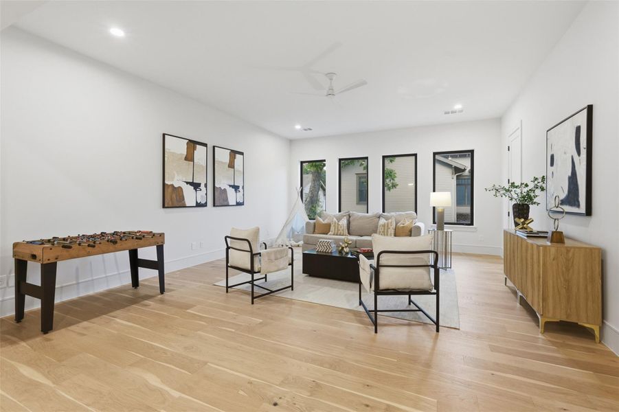 Upstairs flex room