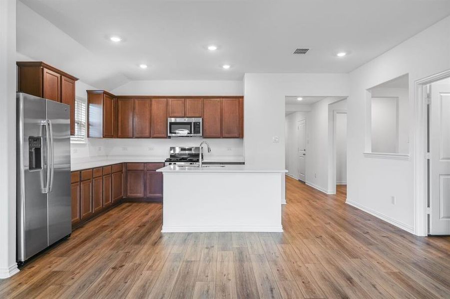 Furnished interior view inside a new home in River Ridge, Crandall (Image 12). Furnished interior view inside a new home in River Ridge, Crandall (Image 12).