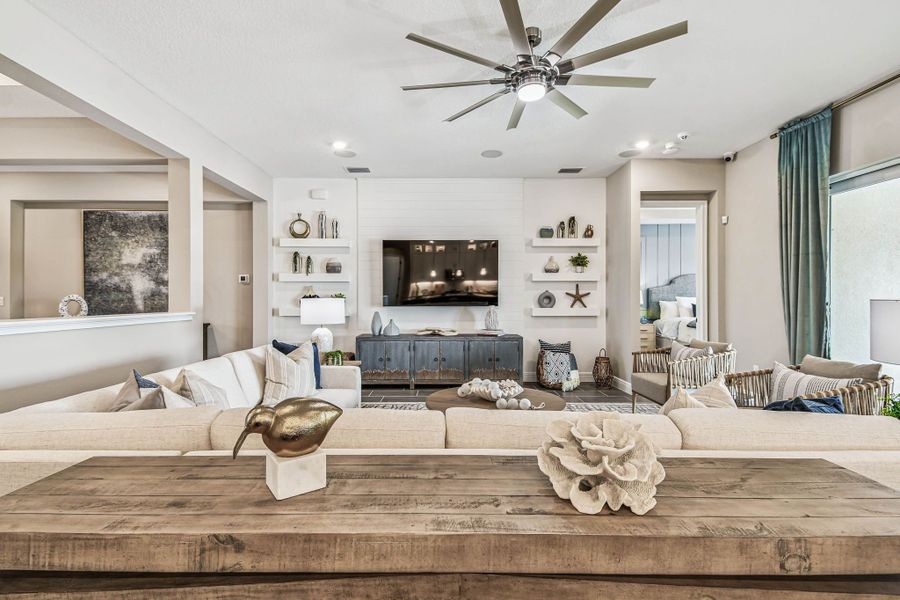 Representative furnished interior of a home built from the Joyce by William Ryan Homes in River Preserve Estates, Parrish (Image 48). Representative furnished interior of a home built from the Joyce by William Ryan Homes in River Preserve Estates, Parrish (Image 48).