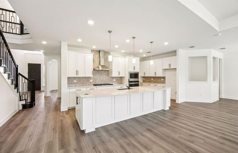 View of kitchen from gathering room View of kitchen from gathering room