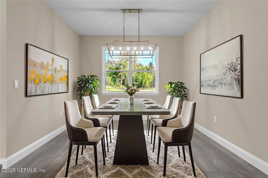 Furnished interior view inside a new home in , Hastings (Image 18).