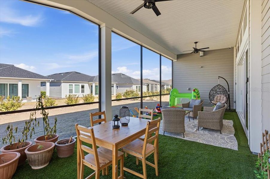 Exterior details and patio area of a home in Oakmont, Gainesville (Image 3). Exterior details and patio area of a home in Oakmont, Gainesville (Image 3).