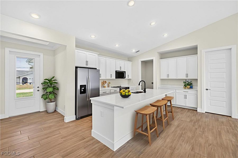 Furnished interior view inside a new home in Cape Coral, Cape Coral (Image 7). Furnished interior view inside a new home in Cape Coral, Cape Coral (Image 7).