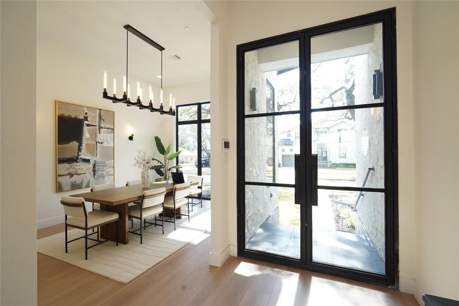 Furnished interior view inside a new home in , Bellaire (Image 6).