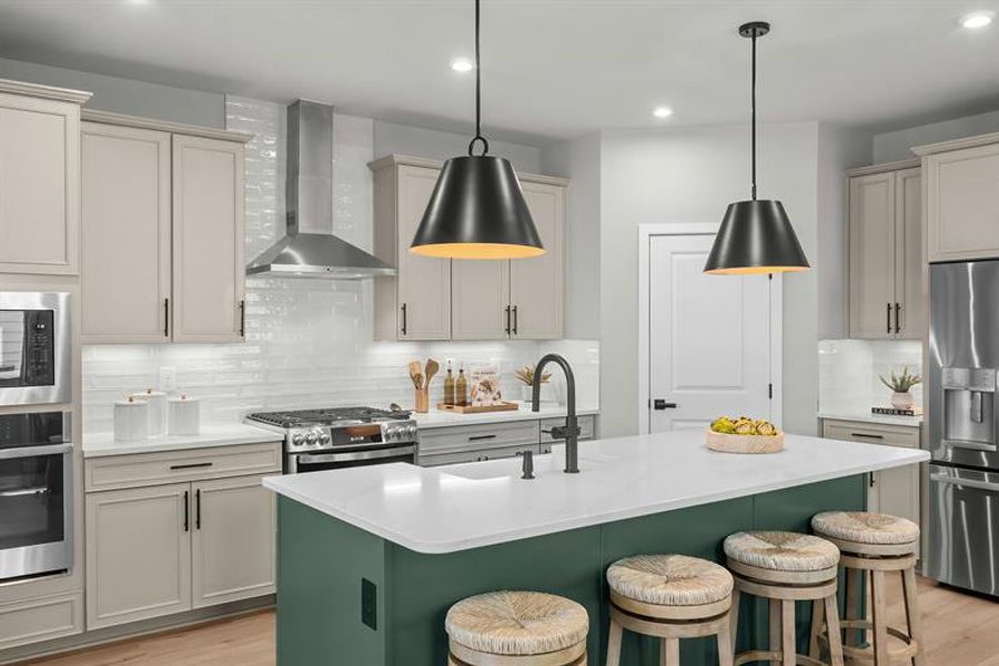 Representative furnished interior of a home built from the Geneva by Ryan Homes in Sea Trail, Sunset Beach (Image 11).