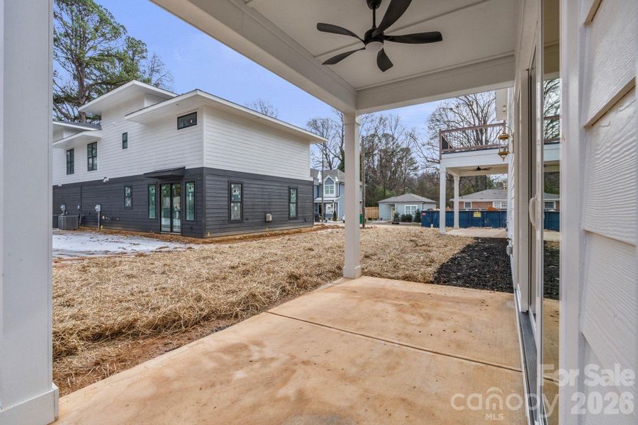 Exterior details and patio area of a home in , Charlotte (Image 4). Exterior details and patio area of a home in , Charlotte (Image 4).