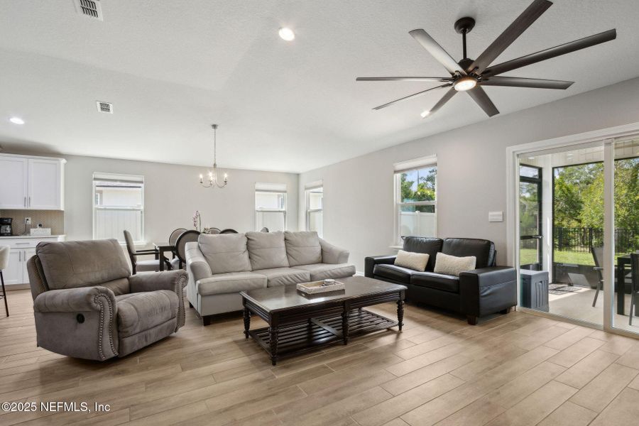 Furnished interior view inside a new home in River Glen, Yulee (Image 13). Furnished interior view inside a new home in River Glen, Yulee (Image 13).