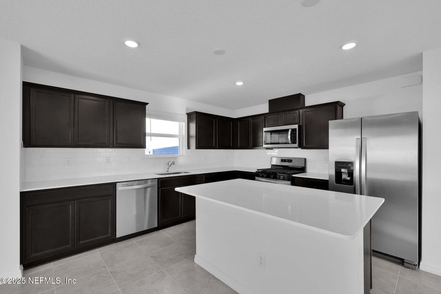 Furnished interior view inside a new home in Wells Landing, Jacksonville (Image 9).