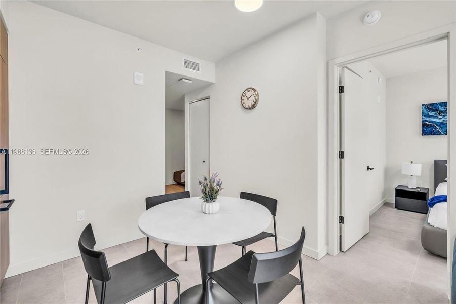 Furnished interior view inside a new home in , Miami (Image 9). Furnished interior view inside a new home in , Miami (Image 9).