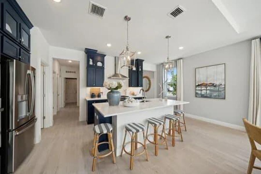 Furnished interior view inside a new home in , Summerville (Image 10).