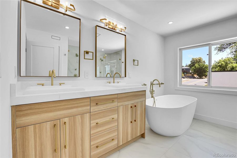 Furnished interior view inside a new home in , Denver (Image 8).