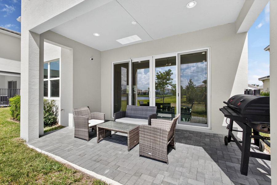 Furnished interior view inside a new home in , The Acreage (Image 46).
