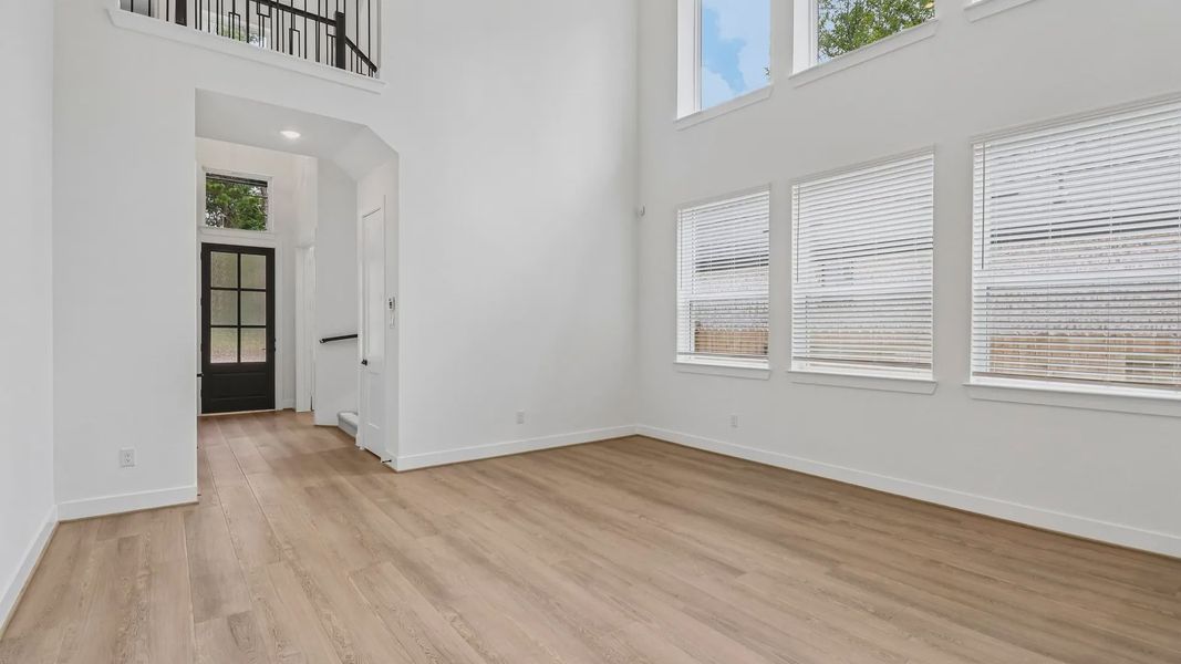 Spacious, unfurnished interior of a new home in The Woodland Hills 50', Willis (Image 19). Spacious, unfurnished interior of a new home in The Woodland Hills 50', Willis (Image 19).