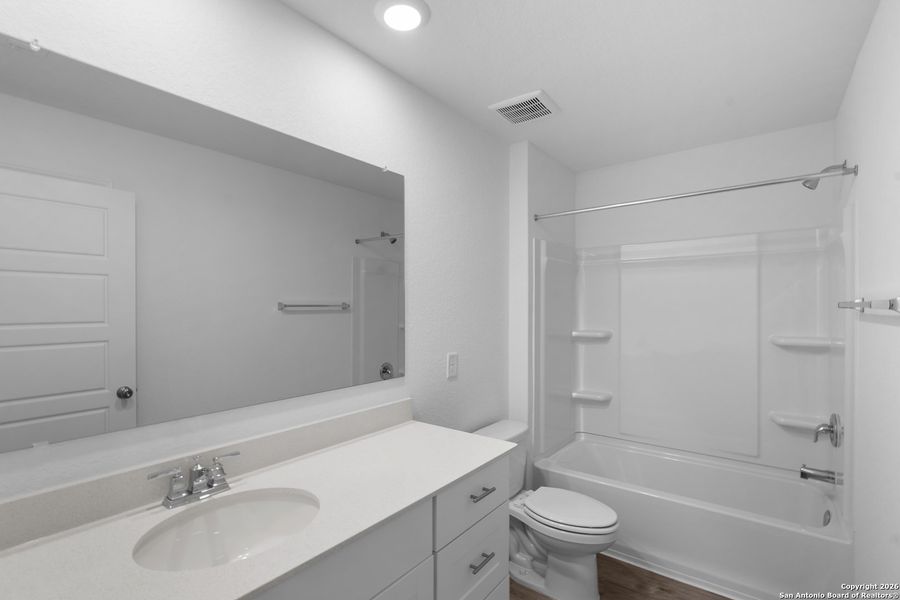 Furnished interior view inside a new home in The Overlook at Creekside, New Braunfels (Image 3).