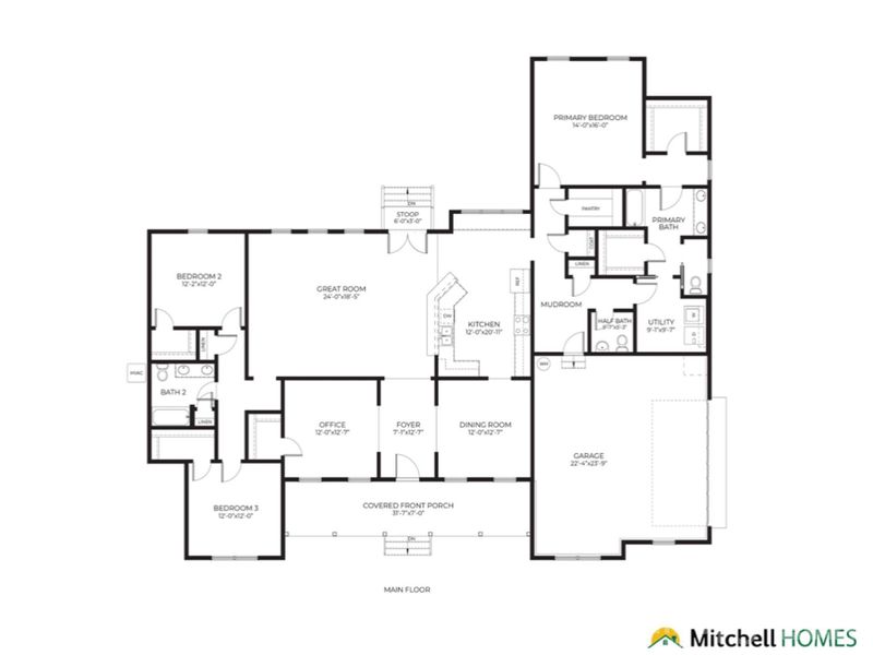 2D floor plan layout of this home in , Asheboro, NC (Image 5).