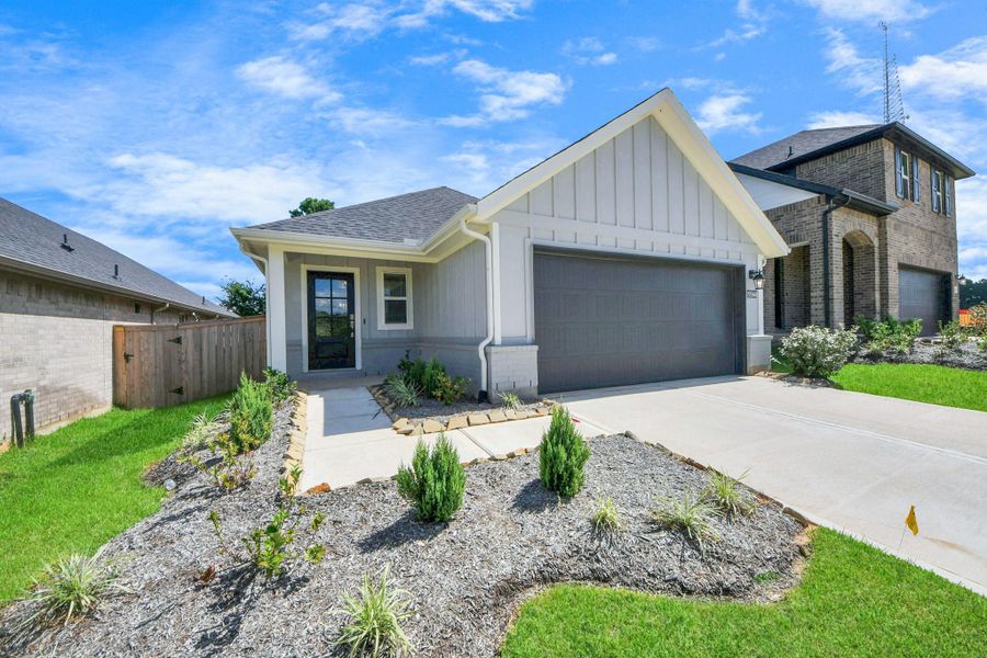 Exterior details and patio area of a home in Montgomery Ridge: Landmark Collection, Montgomery (Image 33). Exterior details and patio area of a home in Montgomery Ridge: Landmark Collection, Montgomery (Image 33).
