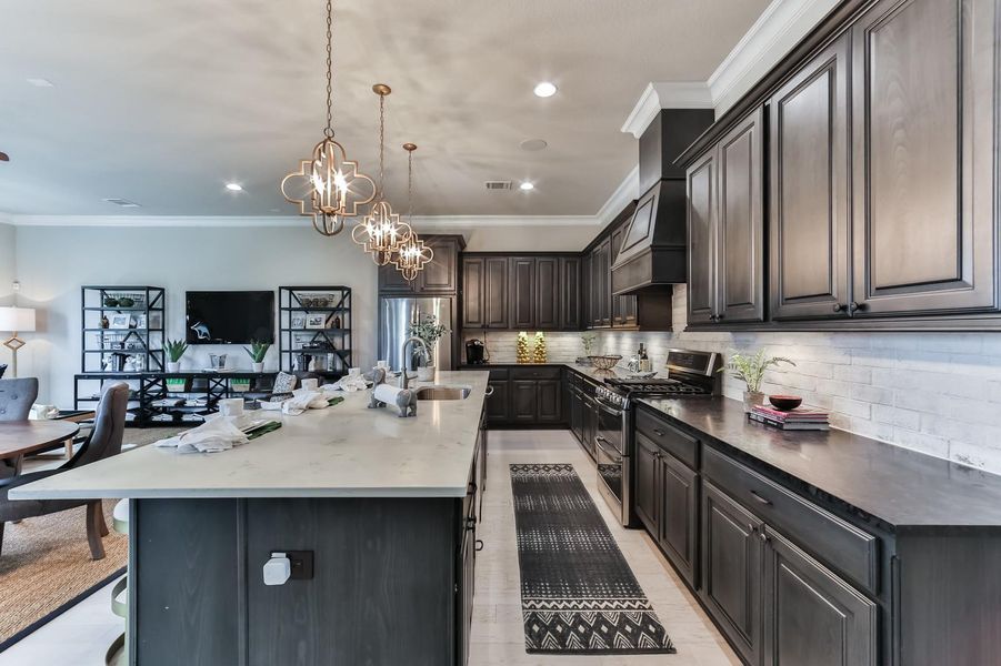 Furnished interior view inside a new home in , Sugar Land (Image 17).