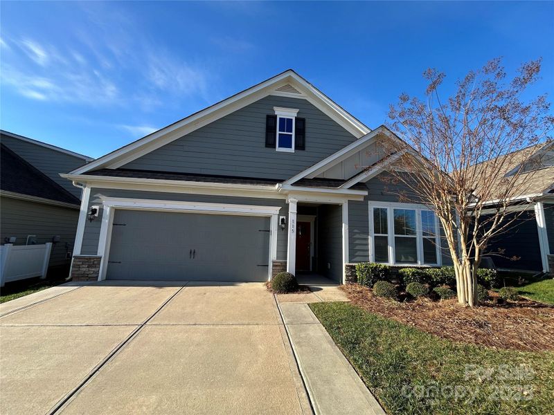 Front exterior of a new home in , Mooresville, NC, highlighting curb appeal (Image 2).