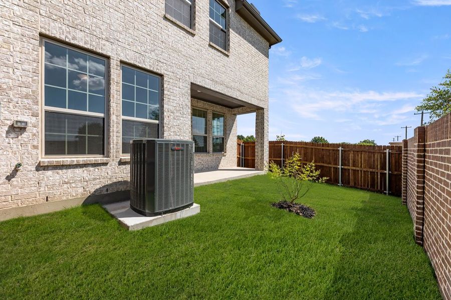 Representative exterior photo of a completed home built from the Palestine by Impression Homes in Main Street Village, Mansfield, TX (Image 26). Representative exterior photo of a completed home built from the Palestine by Impression Homes in Main Street Village, Mansfield, TX (Image 26).