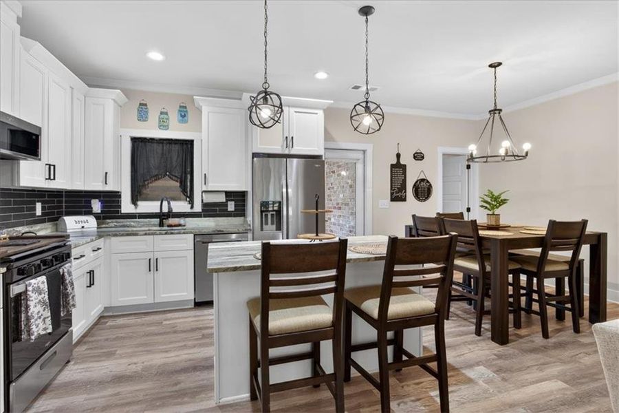 Furnished interior view inside a new home in , Talking Rock (Image 20).