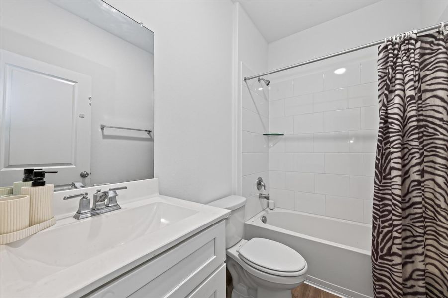 Furnished interior view inside a new home in Marvida, Cypress (Image 11).