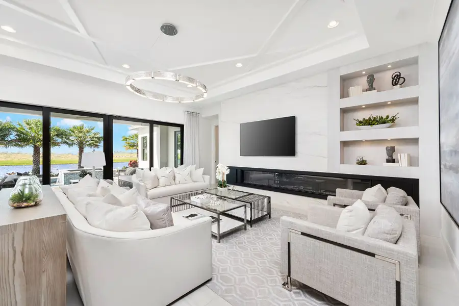 Representative furnished interior of a home built from the Michele by GL Homes in Valencia Parc at Riverland, Port St. Lucie (Image 13).