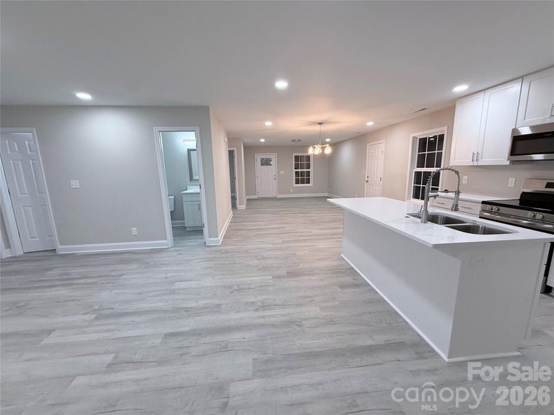 Furnished interior view inside a new home in , Mooresville (Image 7).