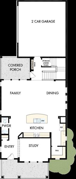 2D floor plan layout of this home in Painted Prairie Cottage, Aurora, CO (Image 4).