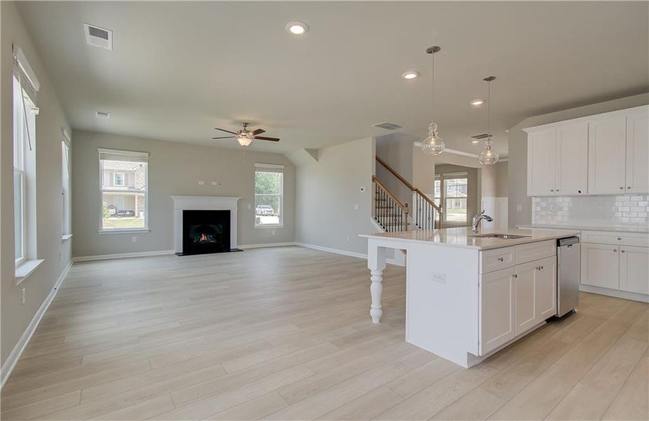 Furnished interior view inside a new home in Berkeley Lakes, Locust Grove (Image 8).