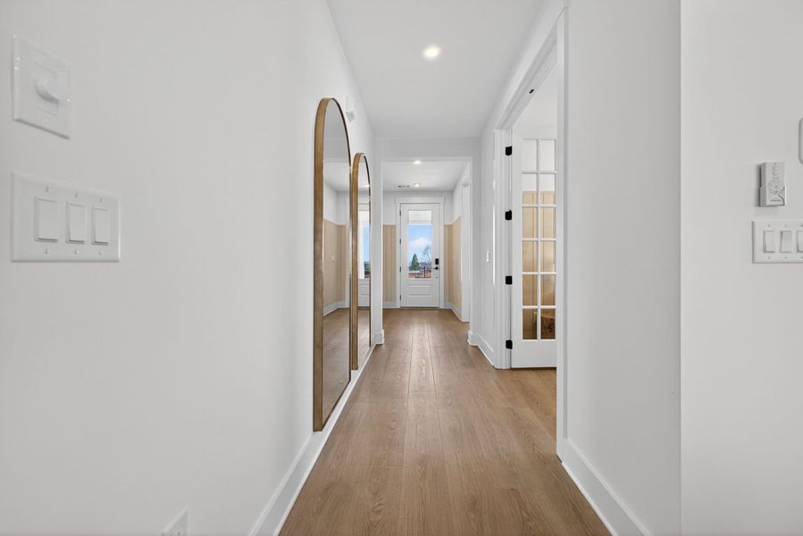 Representative unfurnished interior of a home built from the Mystique by Del Webb in Del Webb Chateau Elan, Hoschton (Image 26). Representative unfurnished interior of a home built from the Mystique by Del Webb in Del Webb Chateau Elan, Hoschton (Image 26).