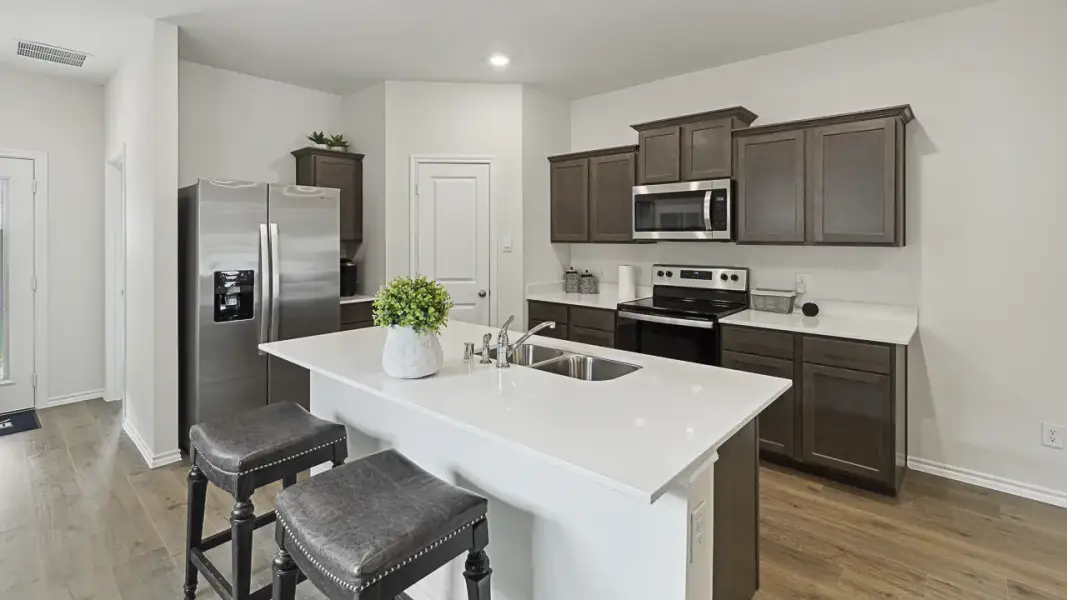 Furnished interior view inside a new home in Wildcat Ranch, Crandall (Image 5).
