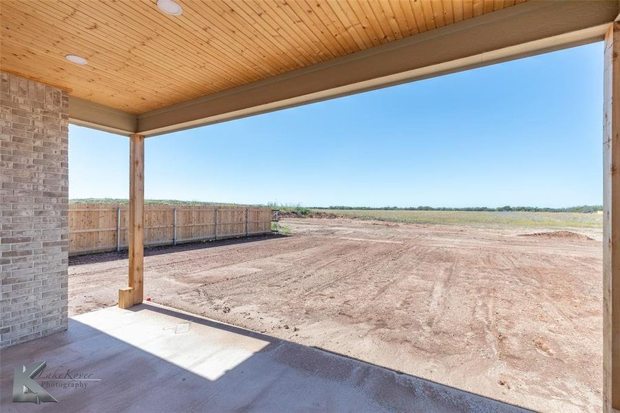 Exterior details and patio area of a home in , Abilene (Image 25).