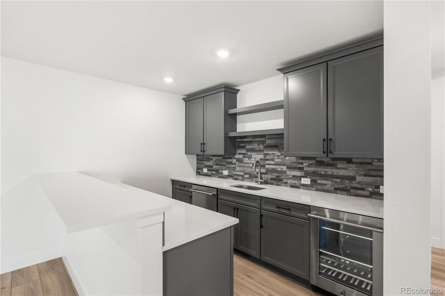 Furnished interior view inside a new home in Luxe at The Canyons, Castle Pines (Image 30).