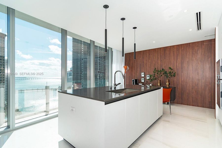 Furnished interior view inside a new home in , Miami (Image 17).