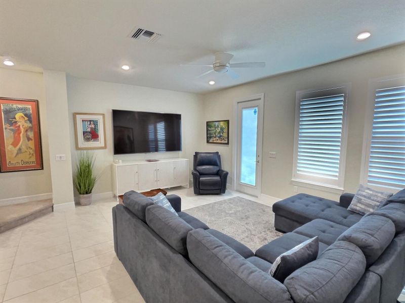 Furnished interior view inside a new home in The Fields, Lake Worth (Image 14). Furnished interior view inside a new home in The Fields, Lake Worth (Image 14).