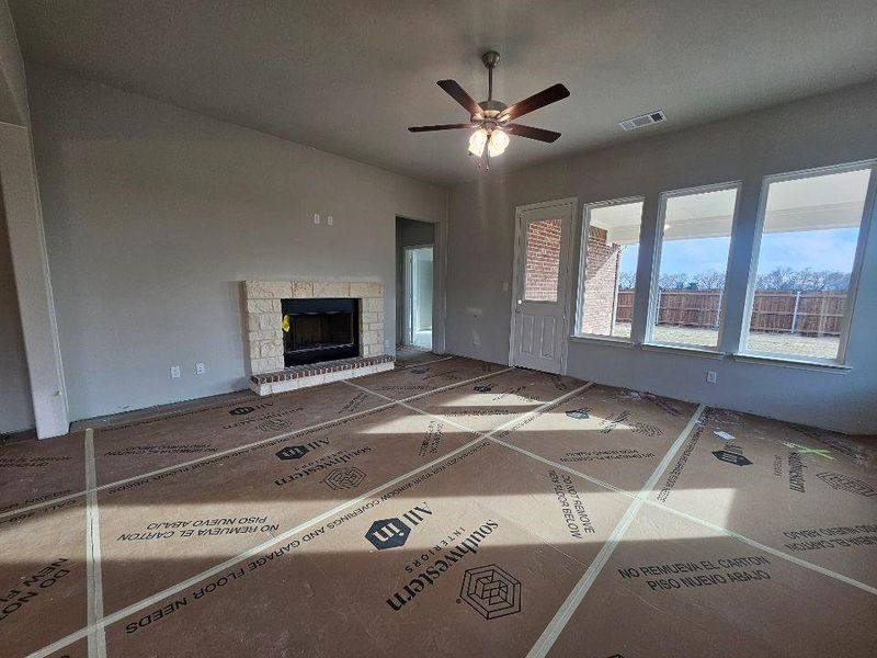 In-progress construction of a new home in Aero Vista, Caddo Mills, TX (Image 10).