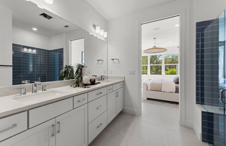 Representative furnished interior of a home built from the Ellenwood by Pulte Homes in Shores at Stillwater, Englewood (Image 20).