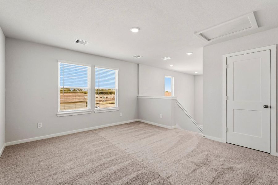 Spacious, unfurnished interior of a new home in Barrett Crossing, Crosby (Image 11). Spacious, unfurnished interior of a new home in Barrett Crossing, Crosby (Image 11).