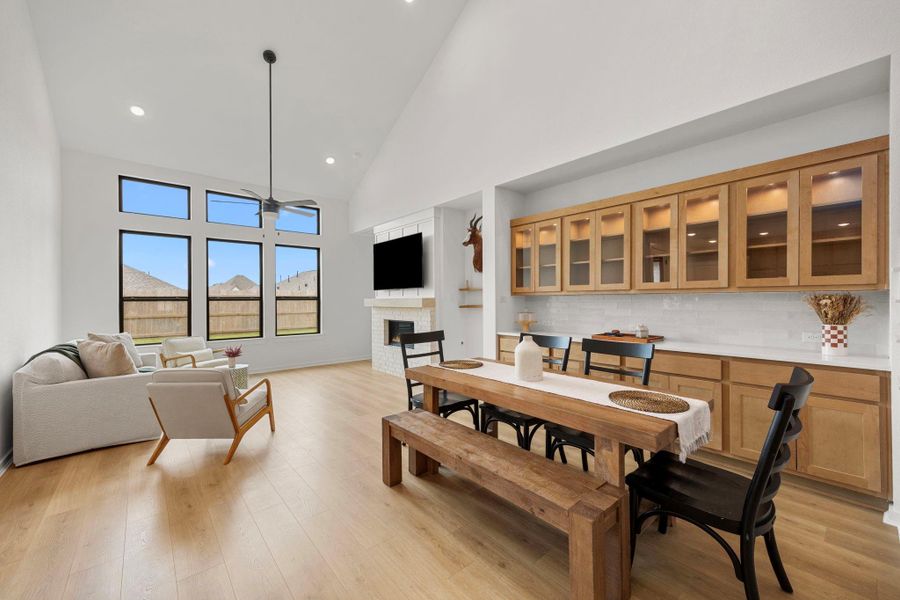 This dining/living combo is so spacious and needs to be seen to grasp the true space.