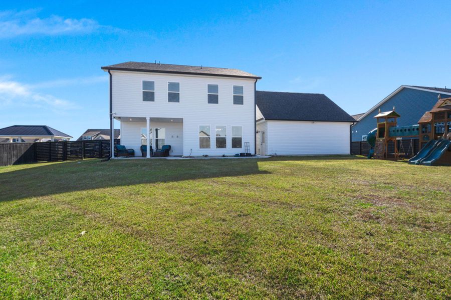 Exterior details and patio area of a home in Timothy Lakes, Ridgeville (Image 26). Exterior details and patio area of a home in Timothy Lakes, Ridgeville (Image 26).