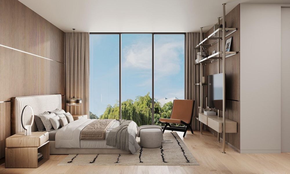 Furnished interior view inside a new home in , Fort Lauderdale (Image 17).