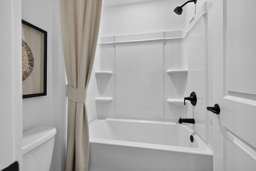 Representative furnished interior of a home built from the Wynfield by Pulte Homes in Bleckley Station, Ball Ground (Image 56).