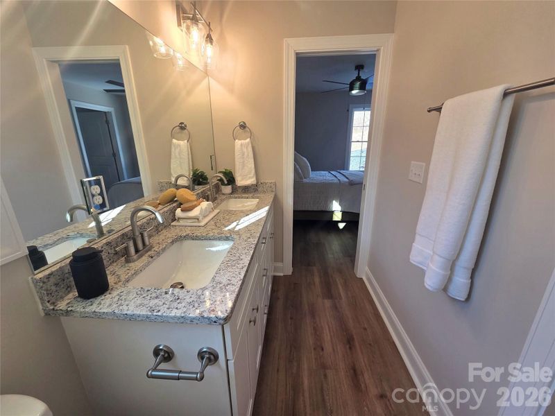 Furnished interior view inside a new home in , Hickory (Image 4).